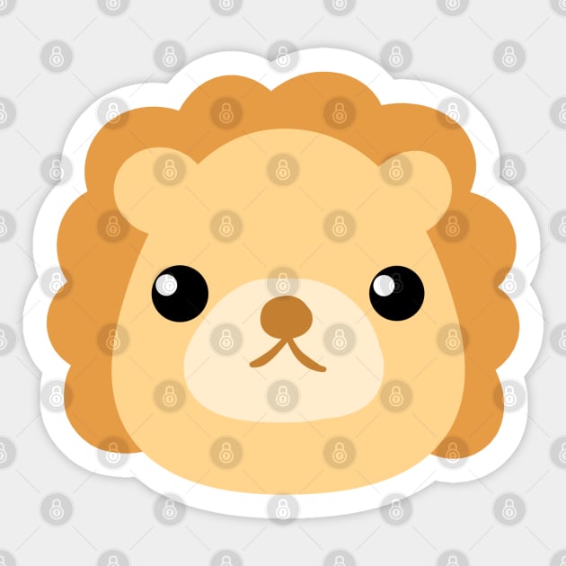 Cute Lion Sticker by PoquetoMonsta